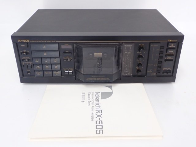 Nakamichi RX-505 3ヘッドカセットデッキ